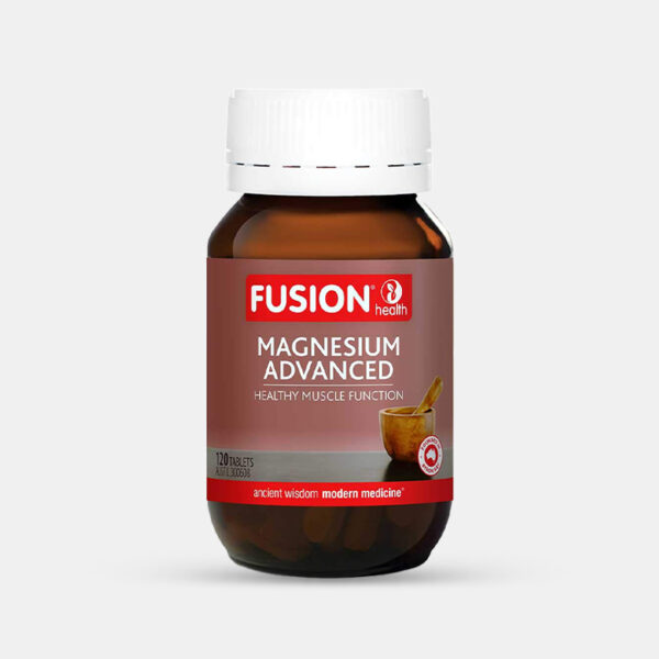 Fusion Magnesium Advanced 120 Tablets -  (Made in Australia)