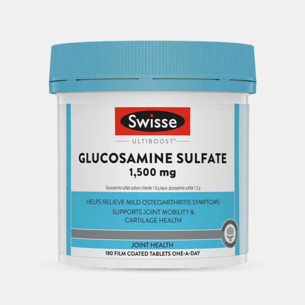 Swisse Glucosamine Sulfate 1500mg 180 Tablets -  (Made in Australia)