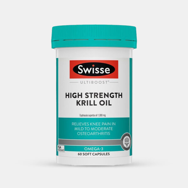 Swisse High Strength Krill Oil 60 Capsules -  (Made in Australia)